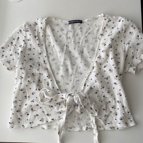 Brandy Melville Wrap Top - Picture 2 of 4